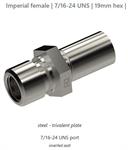 BQ FEMALE RIGID 7/16-24