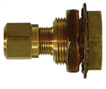 BRASS BULKHEAD 06 PIPE 06NAB