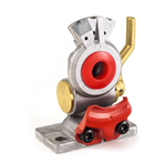 GLADHAND RED FLANGE W/ VALVE
