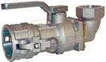 DRY DISCONNECT COUPLER DBS62-200  2^ FNPT 90° SWIVEL VITON